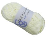 BAMBINO włóczka 402 ECRU KREM WANILIOWY Viking Garn 50g 176m bambusowa cienka śliska z połyskiem tylko w Goldpol