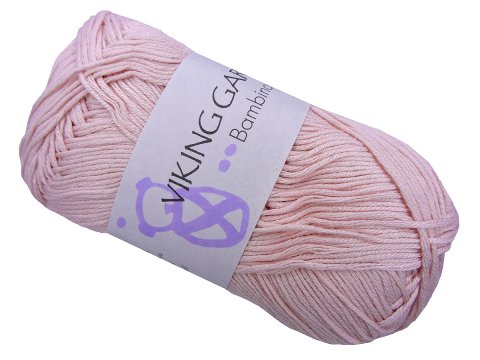 BAMBINO włóczka 465 RÓŻ SŁODKI Viking Garn 50g 176m bambusowa cienka śliska z połyskiem tylko w Goldpol