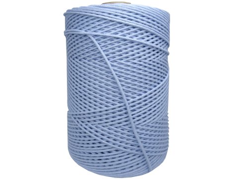 Sznurek 1mm 300m by GOLD-POL BABY BLUE pleciony bawełniany ozdobny do świec branzoletek sklep ze sznurkami Warszawa