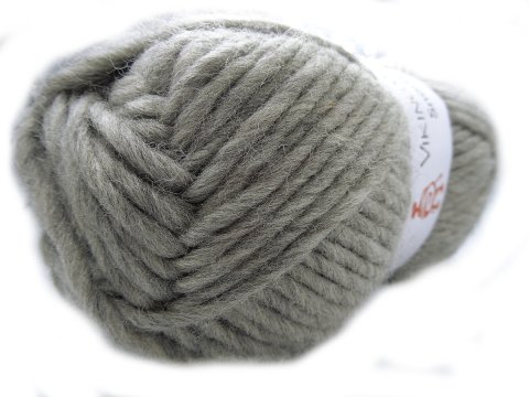 SNORRE włóczka 213 SZARY Viking Garn 100g 100m 100% wełna czesankowa HIGHLAND z Peru na sweter genser koc czapkę komin