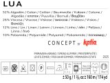 LUA włóczka 102 BŁĘKITNY MELANŻ Katia 50g 160m mix eco bawełny wiskozy lny włóczki Kati największy wybór w Warszawie