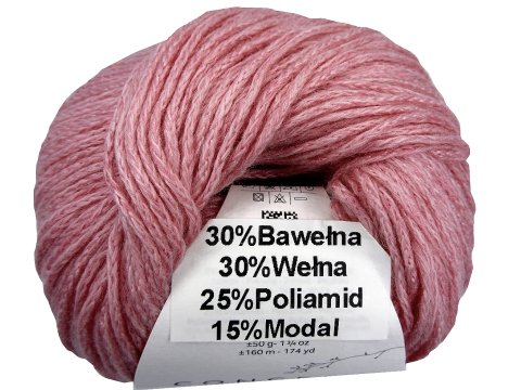 EUNOIA włóczka 103 RÓŻ MELANŻ Katia 50g 160m mix bawełny wełny włóczki Kati największy wybór w Warszawie