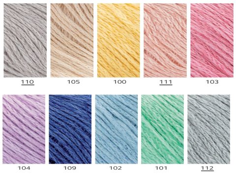 EUNOIA włóczka 105 CIEPŁY BEŻ MELANŻ Katia 50g 160m mix bawełny wełny włóczki Kati największy wybór w Warszawie