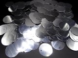 Cekiny kółka 15mm 1 SREBRNE rybia łuska cena za 100g sklep z cekinami największy wybór Warszawa