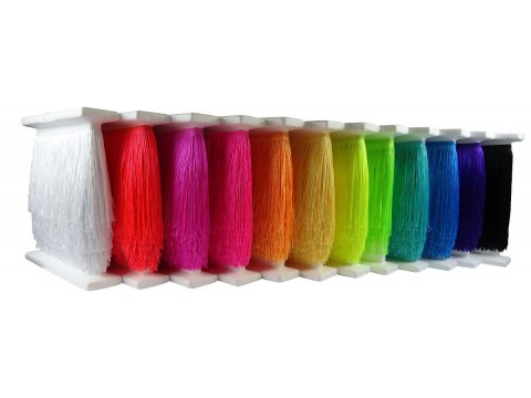 Frędzle MANGO RAINBOW 15cm CIĘTE na metry cena za 1m taneczne długie na taśmie ozdobne pasmanteria Warszawa