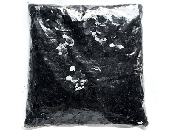 Cekiny kółka 15mm 31 CZARNE rybia łuska cena za hurt 2500g 2,5kg sklep z cekinami największy wybór Warszawa