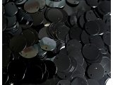 Cekiny kółka 15mm 31 CZARNE rybia łuska cena za hurt 2500g 2,5kg sklep z cekinami największy wybór Warszawa
