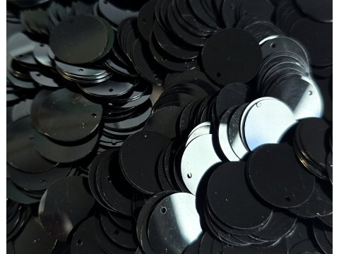 Cekiny kółka 20mm 31 CZARNE rybia łuska cena za hurt 2500g 2,5kg sklep z cekinami największy wybór Warszawa