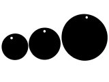 Cekiny kółka 30mm 1 SREBRNE rybia łuska cena za 100g sklep z cekinami największy wybór Warszawa
