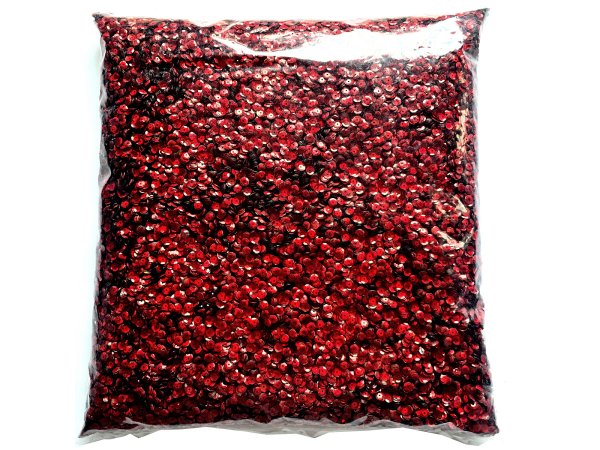 Cekiny kółka 6mm 2,5kg hologram exotic D32 BORDO ciemny czerwony cena za hurt 2500g sklep z cekinami największy wybór Warszawa
