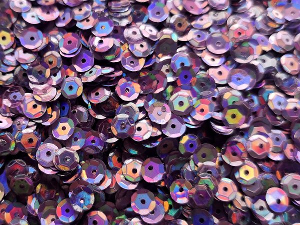 Cekiny kółka 6mm 100g hologram exotic D31 Lila Róż cena detaliczna 100g sklep z cekinami największy wybór Warszawa
