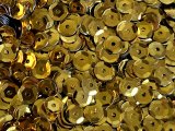 Cekiny kółka 6mm 100g metallic 14 Gold Złoty cena detaliczna 100g sklep z cekinami największy wybór Warszawa