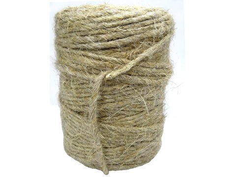 Sznurek konopny 250g około 85m gruby z konopi do pakowania wiązania ogrodowy 100% eko hurtownia sznurków