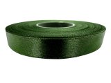 12mm wstążka atłasowa 189 Zielona Oliwkowa rolka 25m 100% nylon satynowa ozdobna na kokardki dekorację świąteczne