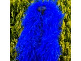 Szal boa Szafir Chaber 4 ply elegancki pióra strusie 1szt/ 1,8m 4ply cztery warstw piór strusia najlepsza jakość na rynku