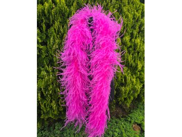 Szal boa Ostry Róż Fluo 4...