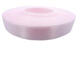 12mm wstążka atłasowa Z131 Różowa Jasna rolka 25m 100% nylon satynowa ozdobna na kokardki dekorację świąteczne
