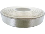 12mm wstążka atłasowa Z297 Beżowa Ciepła rolka 25m 100% nylon satynowa ozdobna na kokardki dekorację świąteczne
