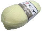 ANGORA STAR 7003 Wanilia Jasny Żółty Pastel włóczka YarnArt 100g 500m cieniutka na szale sklep z włóczką Goldpol