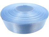 18mm wstążka atłasowa 135 Błękitna rolka 25m 100% nylon satynowa ozdobna na kokardki dekorację świąteczne