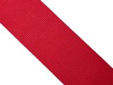 Ryps 38mm 324 Czerwony Malinowy taśma tasiemka wstążka rypsowa 25m francuska tasiemki rypsowe w najlepszej jakości