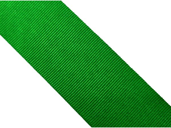 Ryps 38mm 229 Zielony Trawa taśma tasiemka wstążka rypsowa 25m francuska tasiemki rypsowe w najlepszej jakości