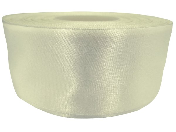 38mm Wstążka atłasowa 127 Ecru Ciemna rolka 25m największy wybór wstążek satynowych w Warszawie Gold-Pol