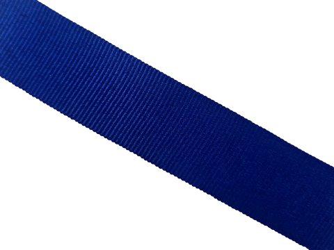 Ryps 25mm 224 Niebieski Szafir Chaber taśma tasiemka wstążka rypsowa 25m francuskie tasiemki rypsowe w najlepszej jakości