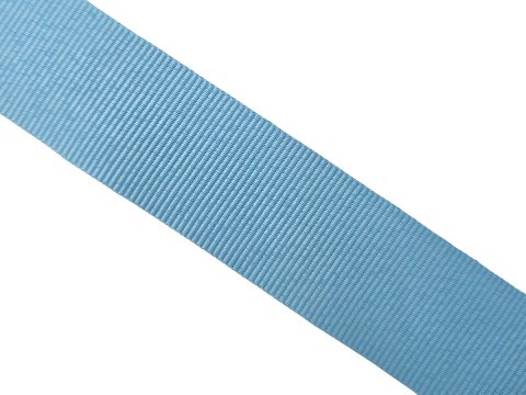 Ryps 25mm 262 Błękitny francuska taśma tasiemka wstążka rypsowa 25m francuskie tasiemki rypsowe w najlepszej jakości