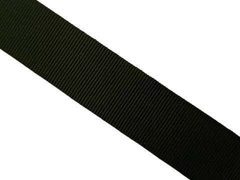 Ryps 25mm 366 Zielony Khaki Ciemny francuska taśma tasiemka wstążka rypsowa 25m francuskie tasiemki rypsowe w hurtownia rypsów