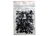 Agrafki 18mm ''000'' 60szt CZARNE 000 agrafka luzem krawieckie metalowe na imprezy sportowe klasyczne małe tylko online