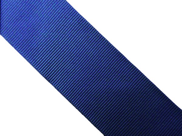 Ryps 38mm 224 Niebieski Szafir Chaber taśma tasiemka wstążka rypsowa 1m francuska tasiemki rypsowe w najlepszej jakości