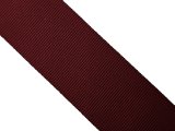 Ryps 38mm 385 Bordo Bakłażan taśma tasiemka wstążka rypsowa 1m francuska tasiemki rypsowe w najlepszej jakości