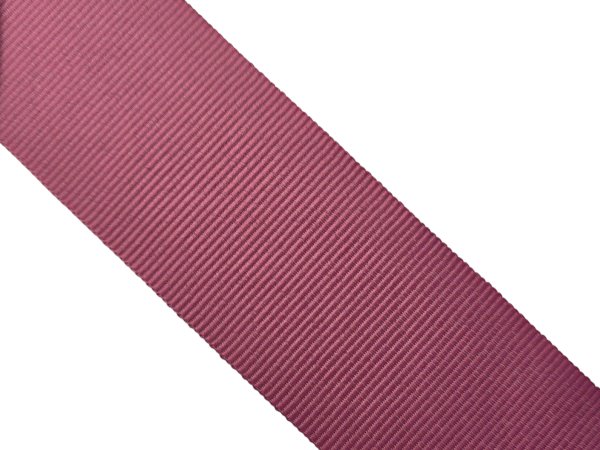 Ryps 38mm 298 Róż Indyjski taśma tasiemka wstążka rypsowa 1m francuska tasiemki rypsowe w najlepszej jakości