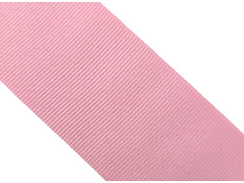 Ryps 50mm 203 Róż Jasny Pastelowy taśma tasiemka wstążka rypsowa 1m francuska tasiemki rypsowe w najlepszej jakości