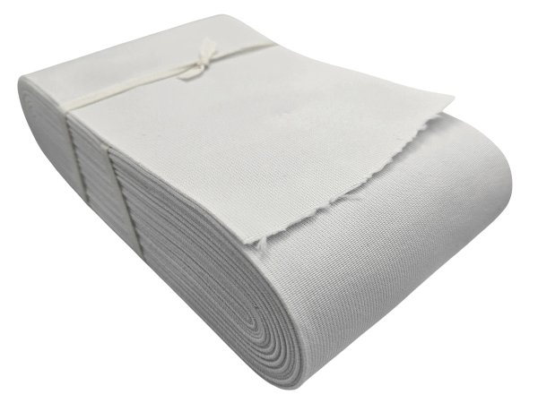 Guma tkana 15cm 150mm tkana Biała cena za Hurt 10m gumka krawiecka odzieżowa do rehabilitacji mebli hurtownia gum Warszawa