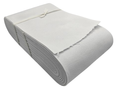 Guma tkana 15cm 150mm tkana Biała cena za 1m gumka krawiecka odzieżowa do rehabilitacji mebli hurtownia gum Warszawa