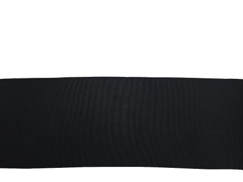 Guma tkana 10cm 100mm tkana Czarna cena za Hurt 25m gumka krawiecka odzieżowa do rehabilitacji mebli hurtownia gum Warszawa