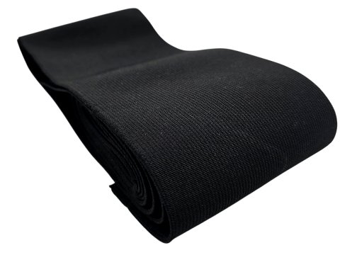 Guma tkana 10cm 100mm tkana Czarna cena za detal 1m gumka krawiecka odzieżowa do rehabilitacji mebli hurtownia gum Warszawa