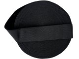 Guma 5cm 50mm Polska tkana Czarna cena za hurt 25m gumka krawiecka odzieżowa szeroka hurtownia gum Gold-Pol Warszawa