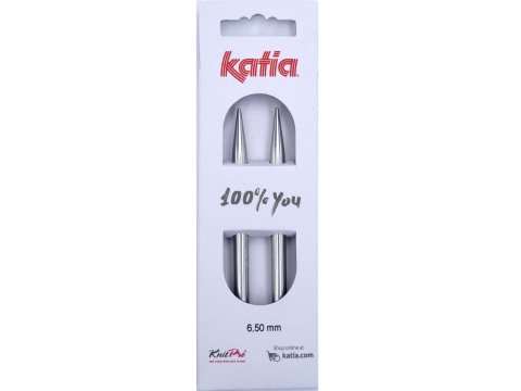 Druty 6,5mm aluminiowe wymienne KnitPro by Katia idealne wygodne w podróży sklep z włóczkami i akcesoriami Kati Warszawa