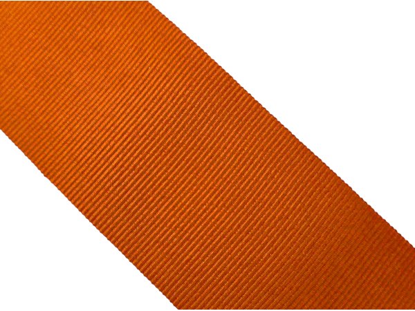 Ryps 50mm 433 Pomarańczowy ciemny taśma tasiemka wstążka rypsowa 1m francuska tasiemki rypsowe w najlepszej jakości
