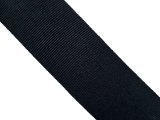 Ryps 38mm 233 Czarna Sadza taśma tasiemka wstążka rypsowa hurt 25m francuska tasiemki rypsowe w najlepszej jakości