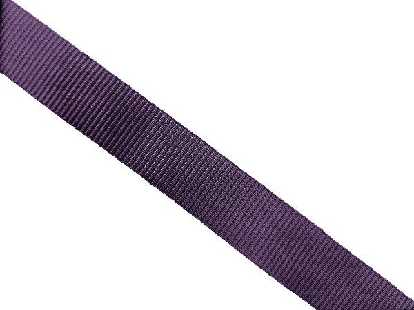 Ryps 15mm 444 Fiolet Ciemny Zgaszony 1m francuska taśma tasiemka wstążka rypsowa francuskie tasiemki rypsowe pasmanteria