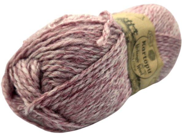 MELANGE WOOL K9005 MIX FUKSJA ZGASZONY Kartopu 100g 170m mix akrylu i wełny włóczki na ciepłe swetry tanie sklep Warszawa