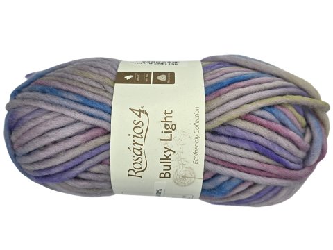BULKY LIGHT 213 MIX WRZOSY PURPLE marki Rosarios4 100g 60m 100% wełna owcza czesankowa hurtownia włóczek najniższe