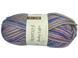 BULKY LIGHT 213 MIX WRZOSY PURPLE marki Rosarios4 100g 60m 100% wełna owcza czesankowa hurtownia włóczek najniższe