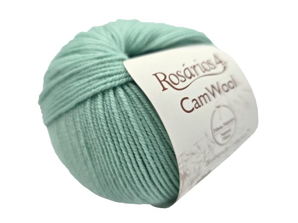 CAMWOOL 33 AQUA ZGASZONY 50g 165m Rosarios4 100% wełna merino i wielbłądzia sklep z włóczkami GOLD-POL Warszawa