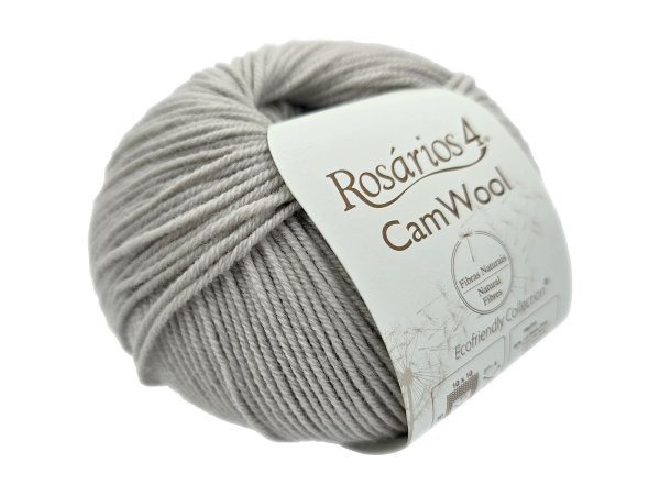 CAMWOOL 03 SZARY JASNY 50g 165m Rosarios4 100% wełna merino i wielbłądzia sklep z włóczkami GOLD-POL Warszawa