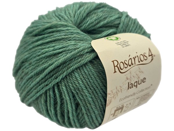 LAQUE 13 ZIELONA MIĘTA ZGASZONA 50g 200m Rosarios4 100% wełna merino i z jaka hurtownia z włóczkami w Warszawie